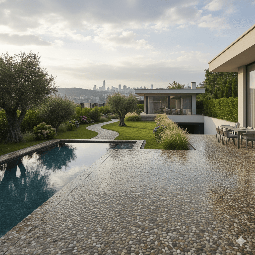 Sancaktepe Taş Halı Fiyatları ve Hizmetleri: Bahçe, Teras ve Havuz Çevreleri İçin Drenajlı Zemin Çözümü