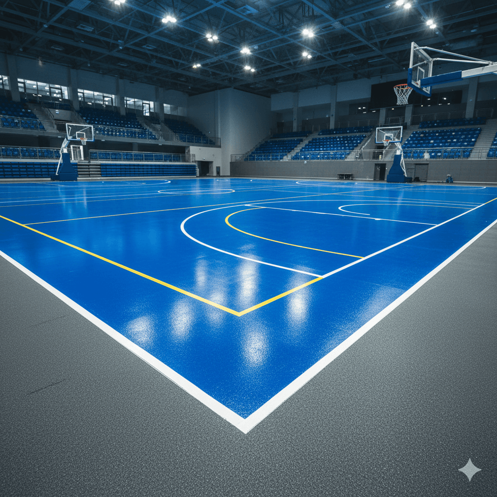 Sultanbeyli Spor Salonu Zeminleri: Akrilik, Kauçuk ve PU Çözümleri